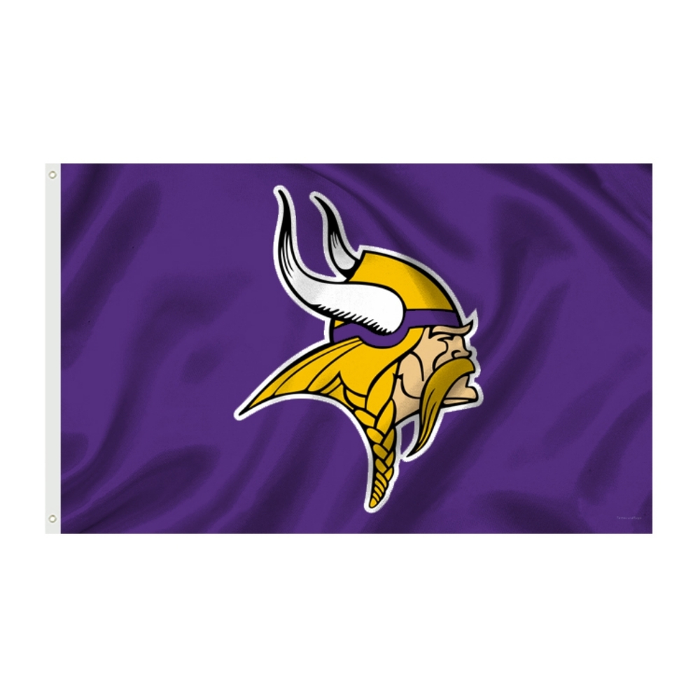 Minnesota Vikings 3x5 man cave flag